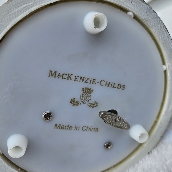 Mackenzie Childs Courtly Teapot Snow Globe Christmas Tree - Picture 8 of 9